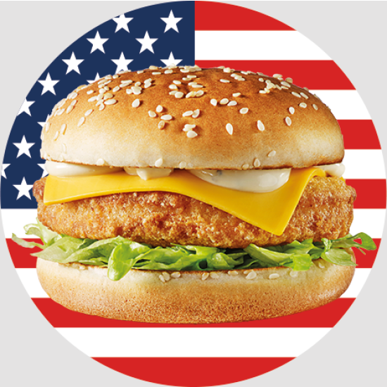 American Chicken burgers