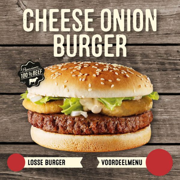 Cheese Onion Burger